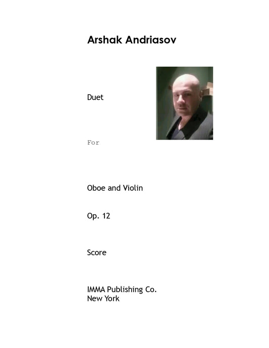 091. Arshak Andriasov: Duet, Op. 12 for Oboe and Violin.