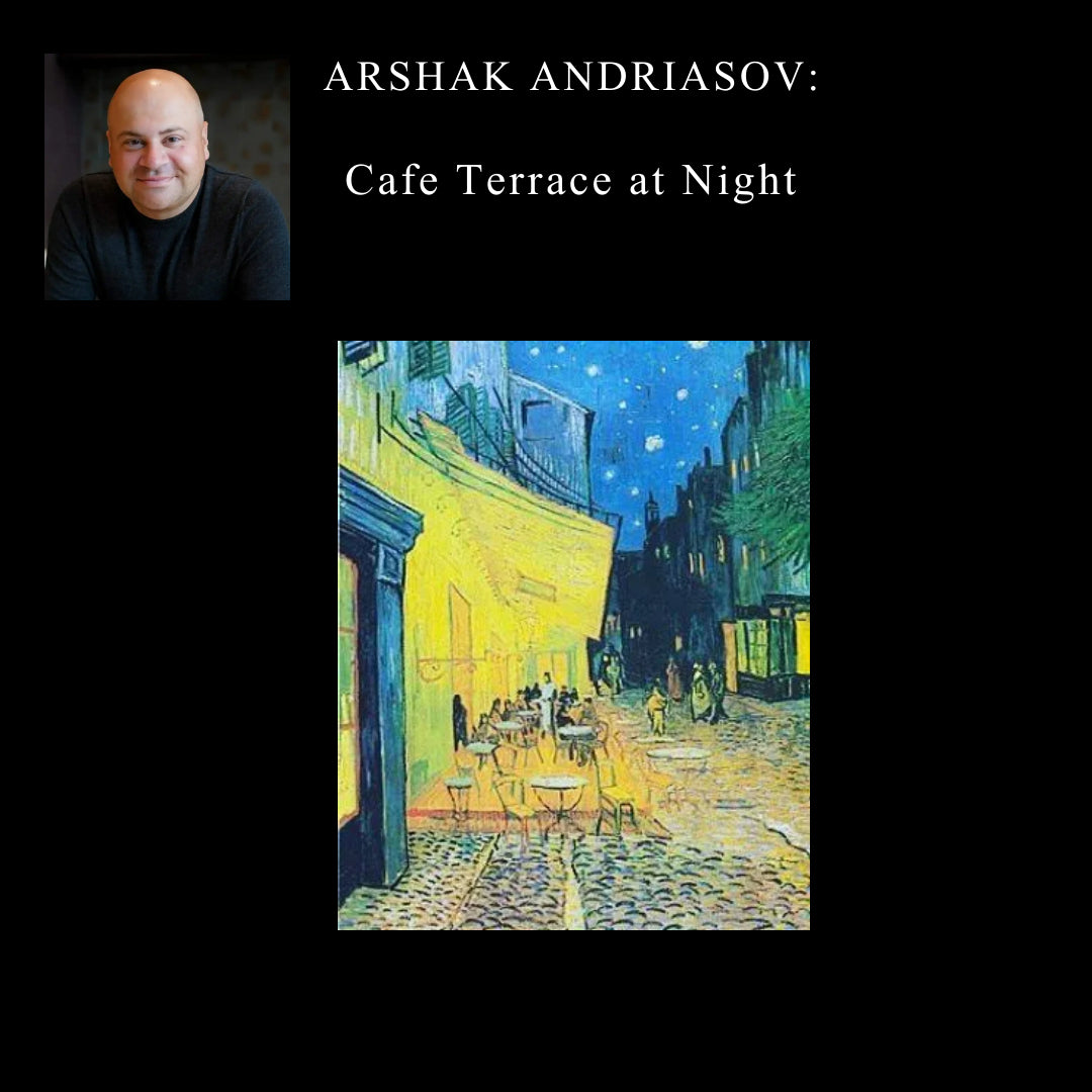 105. Arshak Andriasov Article - Cafe Terrace at Night.
